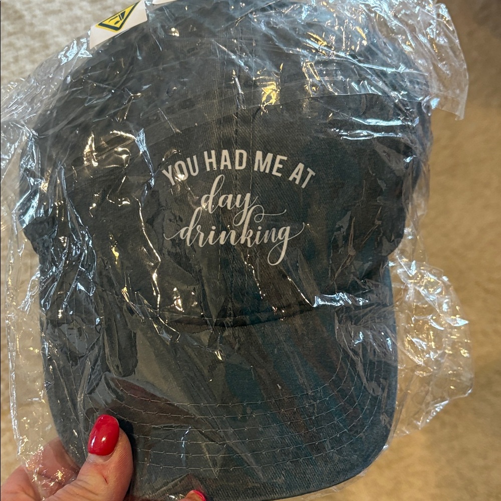 NIP! Gray Baseball Cap with Fun Slogan, OS